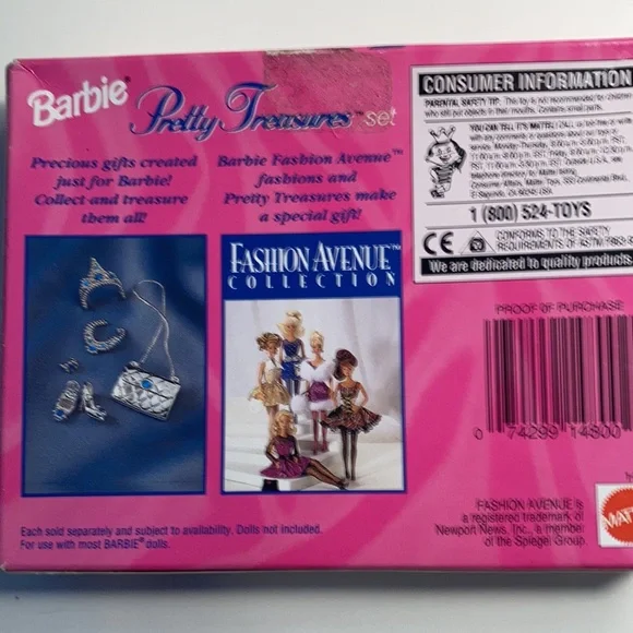Vintage Barbie Pretty Treasure shoe set by Mattel 1995 - Picture 4 of 4